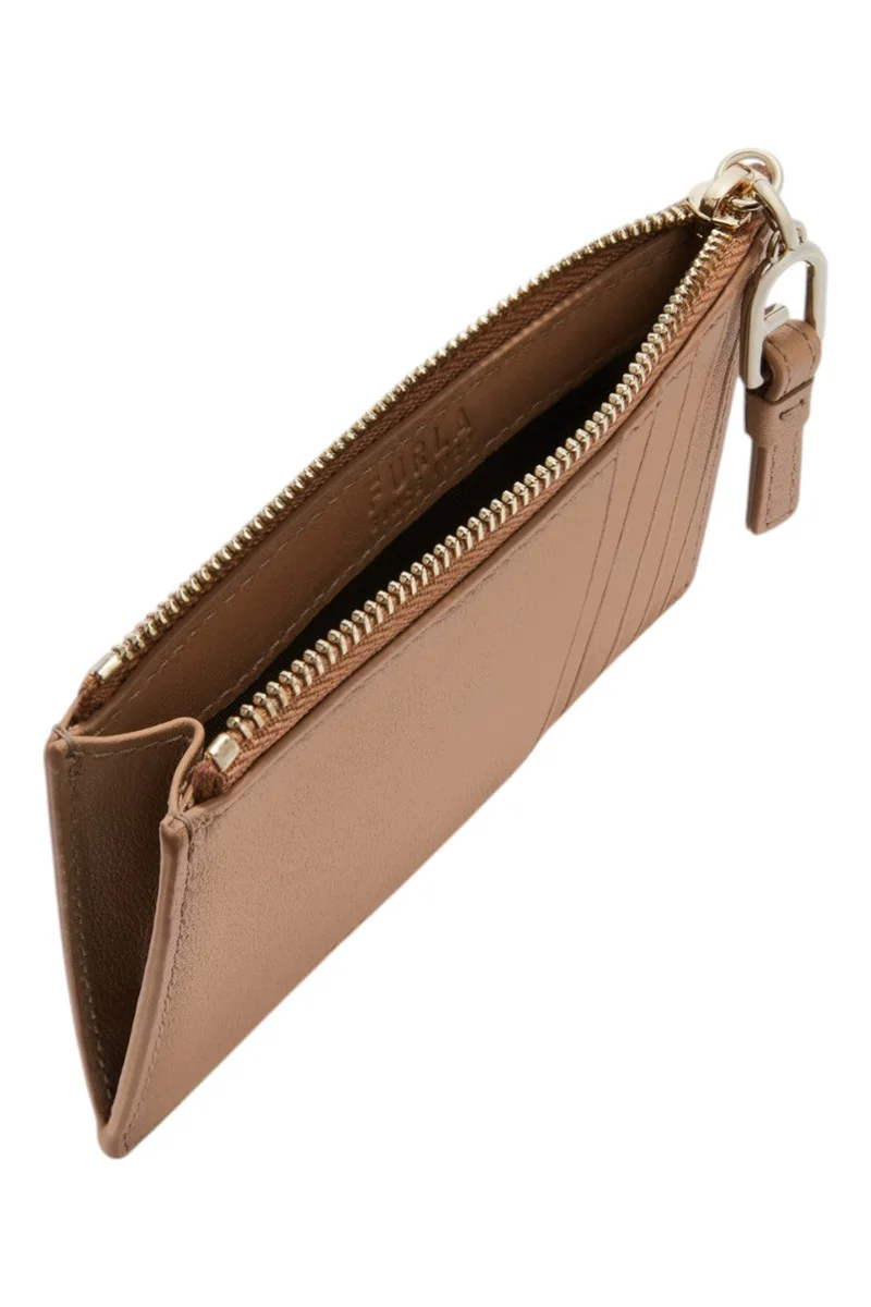 Furla Pink Nuvola Zipped Card Case M for Women | Best Price UAE